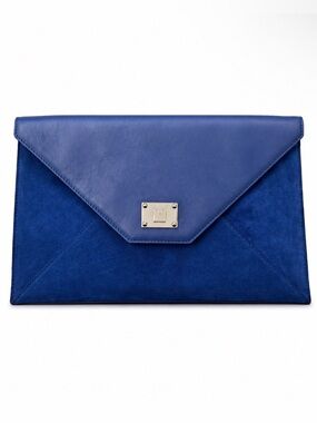 Jimmy Choo Blue Envelope Clutch